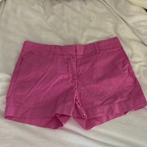 Pink jcrew shorts